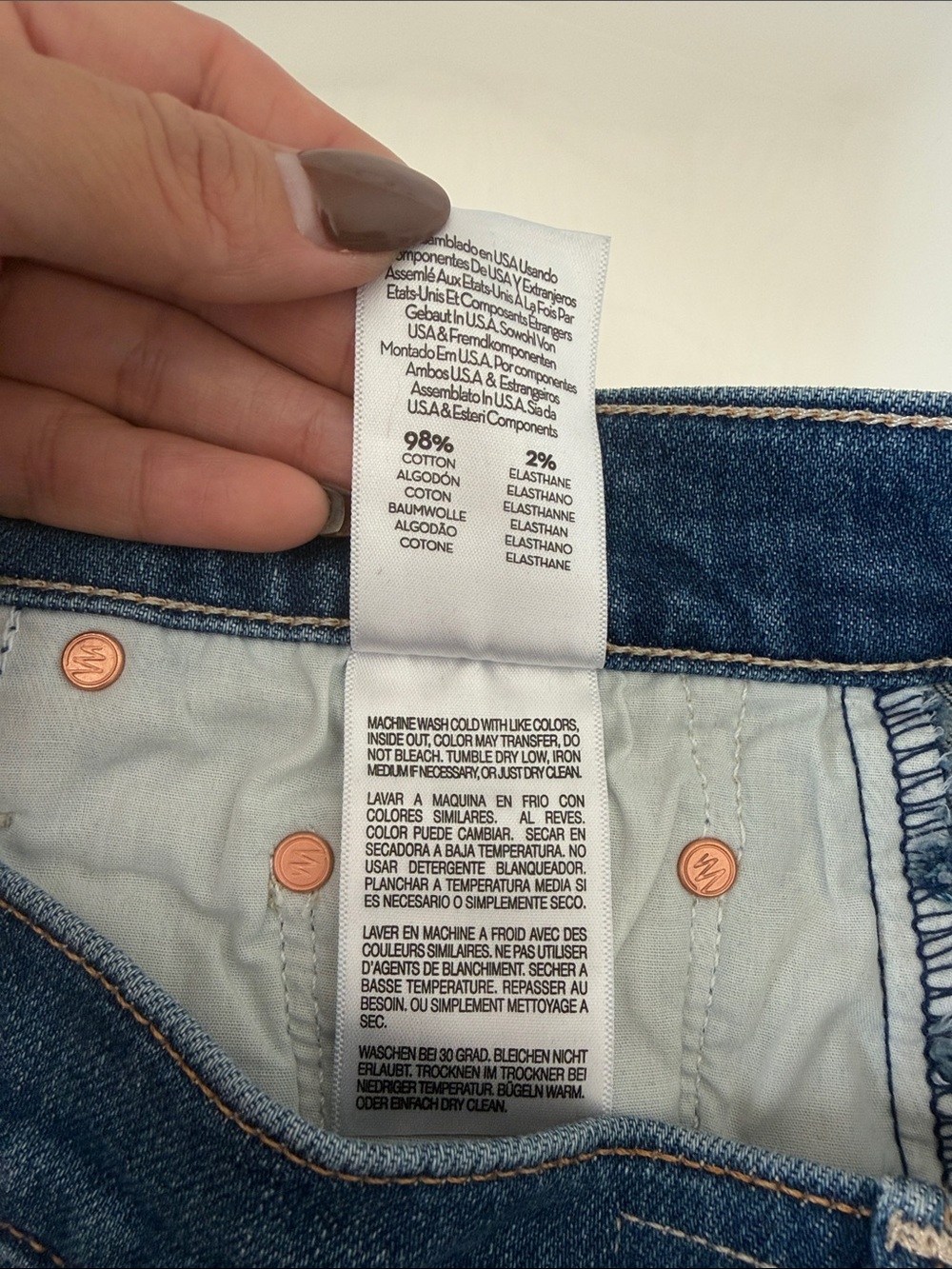 MOTHER The Full Pipe Flood Jeans High Rise Wide Leg Denim Size 28 - Picture 6 of 9